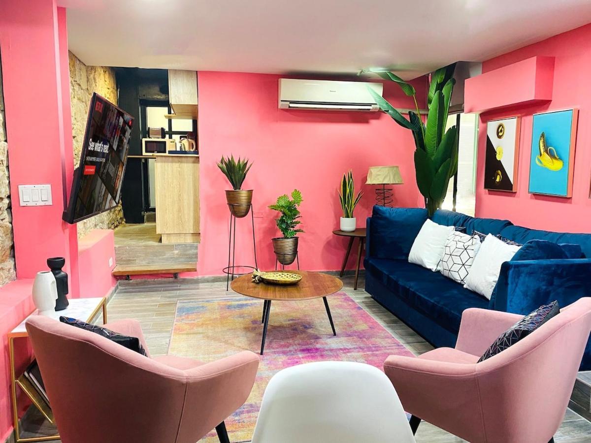 Amazinn Places Casco Viejo Pink Desing And Pool IX مدينة باناما المظهر الخارجي الصورة